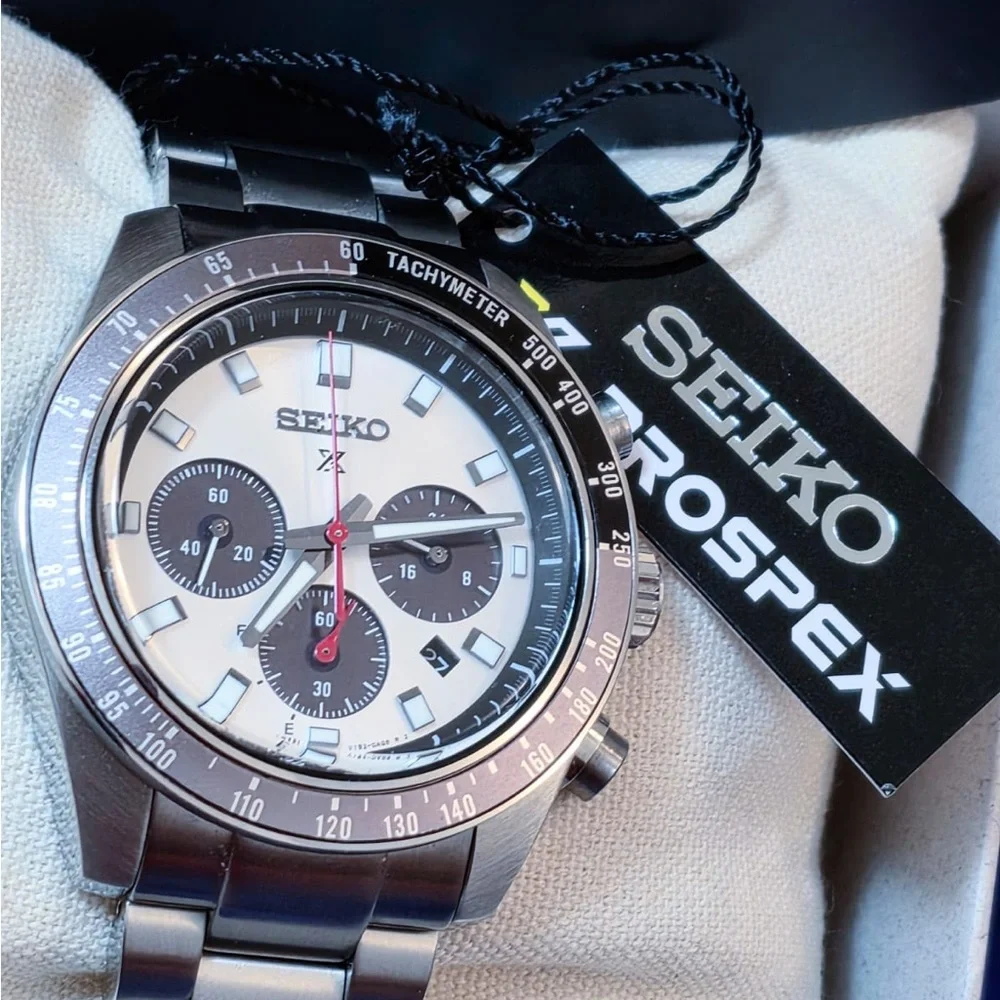 Seiko Prospex Speedtimer Solar Luxury Chrono Mens Watch